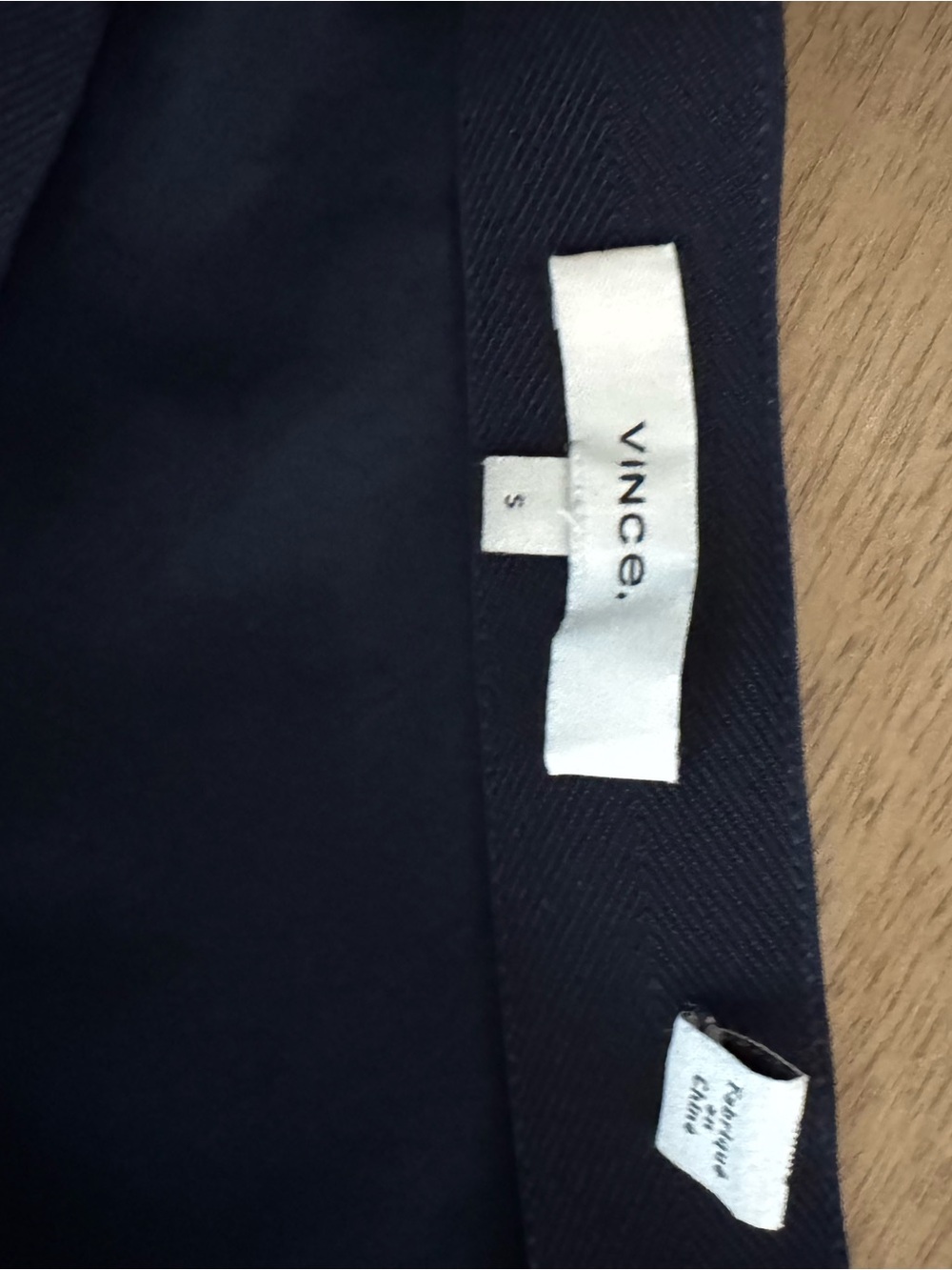 Vince Dark Navy Satin Slip Midi Skirt - Picture 3 of 3